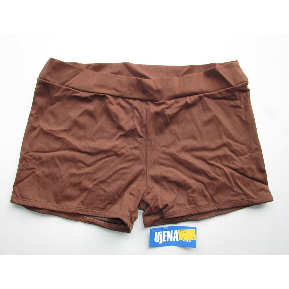 UJENA Brown Boy Shorts Bikini BOTTOMS - XL - NEW